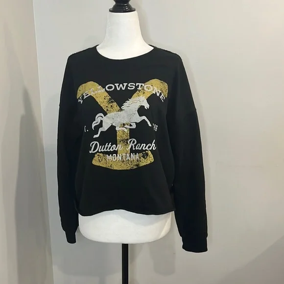 Yellowstone Cropped‎ Sweater - Picture 2 of 5